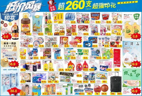 新年第一彈 梧州大潤發低價風暴，260支印花傾力回饋日用百貨